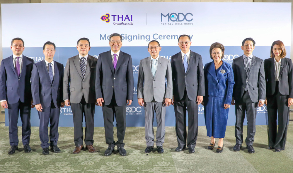 การบินไทย จับมือ MQDC ร่วมผลักดันธุรกิจอสังหาฯ และการท่องเที่ยวไทย