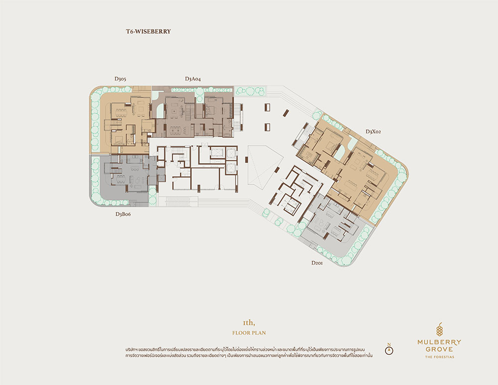 Mulberry Grove The Forestias overall floor plan T6 Duplex01